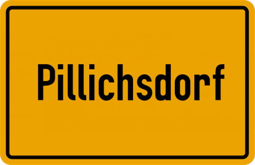 Ortsschild Pillichsdorf