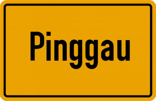 Ortsschild Pinggau