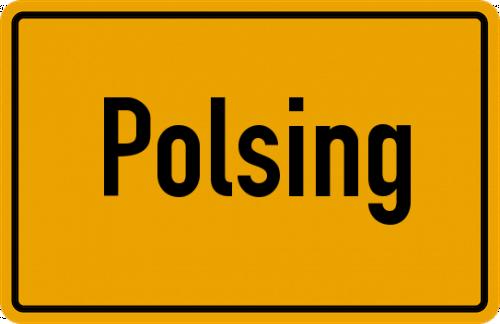 Ortsschild Polsing