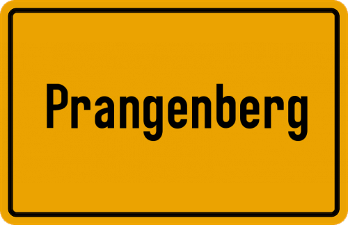 Ortsschild Prangenberg