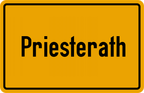 Ortsschild Priesterath