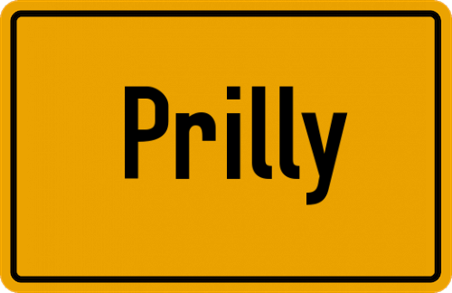 Ortsschild Prilly