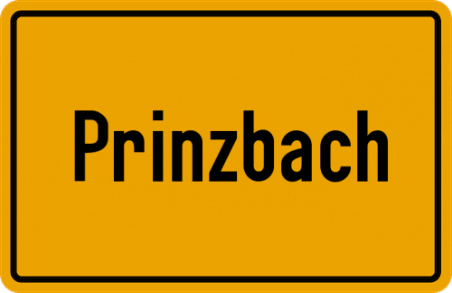 Ortsschild Prinzbach