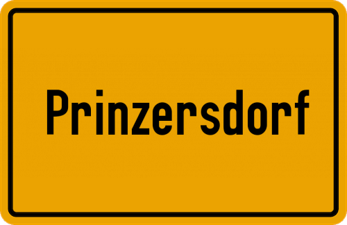 Ortsschild Prinzersdorf
