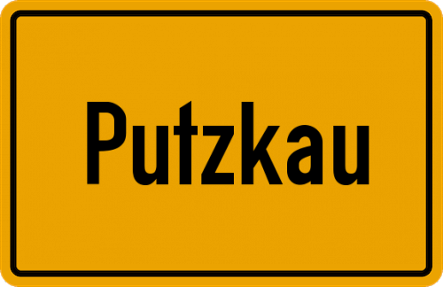 Ortsschild Putzkau