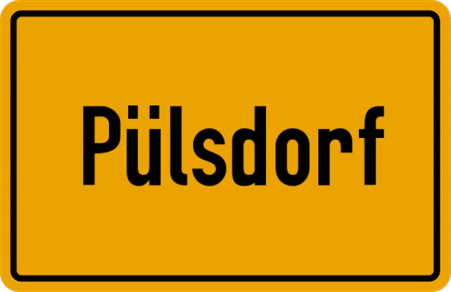 Ortsschild Pülsdorf