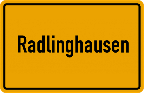 Ortsschild Radlinghausen