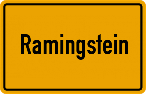 Ortsschild Ramingstein