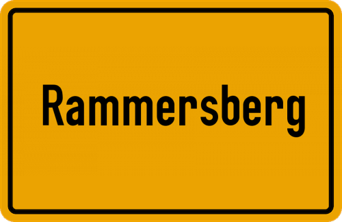 Ortsschild Rammersberg