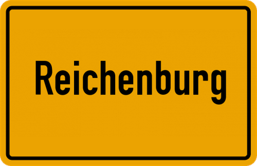 Ortsschild Reichenburg
