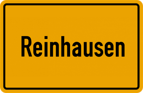 Ortsschild Reinhausen