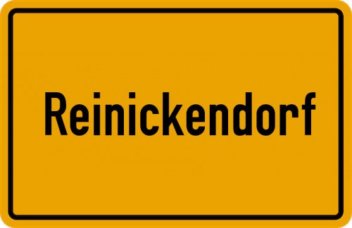 Ortsschild Reinickendorf