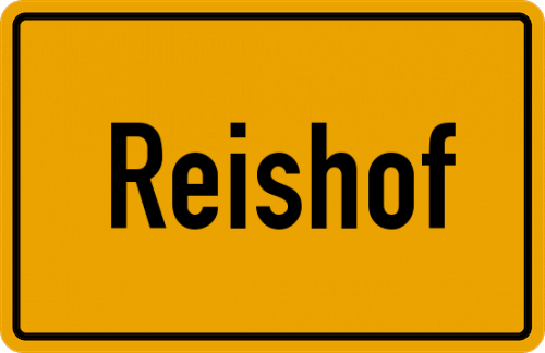 Ortsschild Reishof