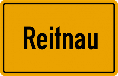 Ortsschild Reitnau