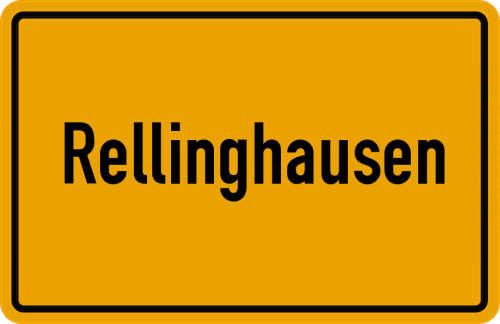 Ortsschild Rellinghausen