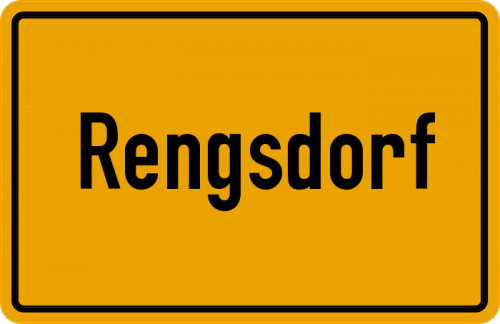 Ortsschild Rengsdorf, Kreis Neuwied