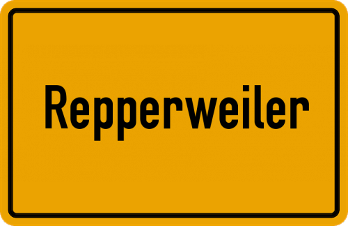 Ortsschild Repperweiler