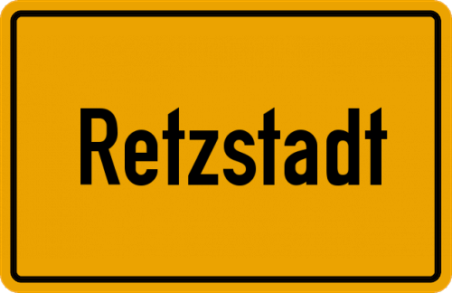 Ortsschild Retzstadt