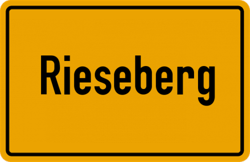 Ortsschild Rieseberg