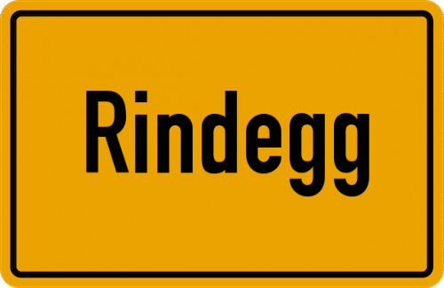 Ortsschild Rindegg