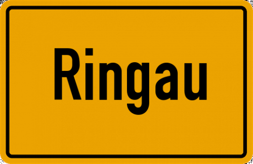 Ortsschild Ringau