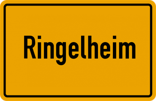 Ortsschild Ringelheim
