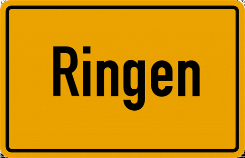Ortsschild Ringen, Kreis Ahrweiler
