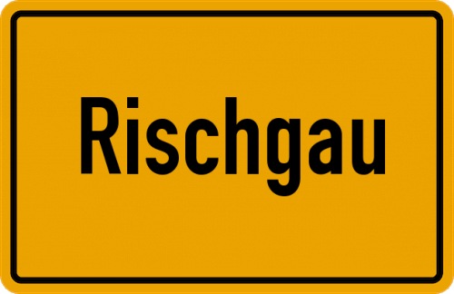 Ortsschild Rischgau
