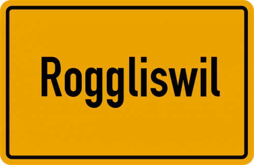 Ortsschild Roggliswil