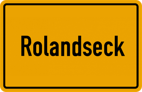 Ortsschild Rolandseck