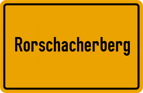 Ortsschild Rorschacherberg