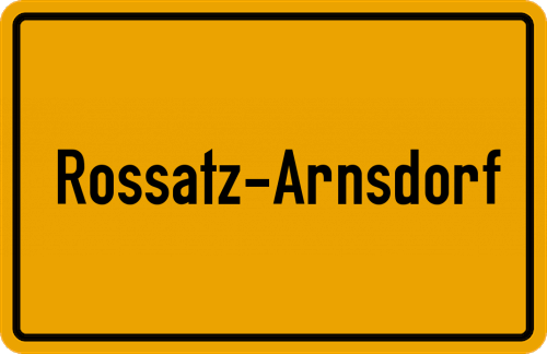 Ortsschild Rossatz-Arnsdorf