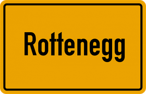 Ortsschild Rottenegg