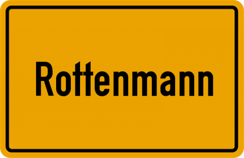 Ortsschild Rottenmann
