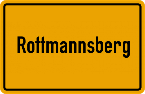 Ortsschild Rottmannsberg