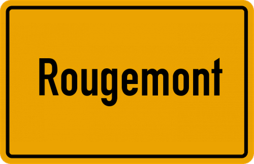 Ortsschild Rougemont