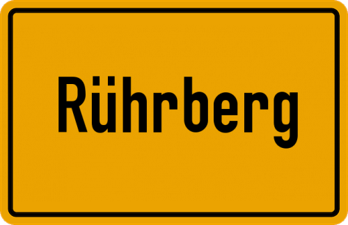 Ortsschild Rührberg