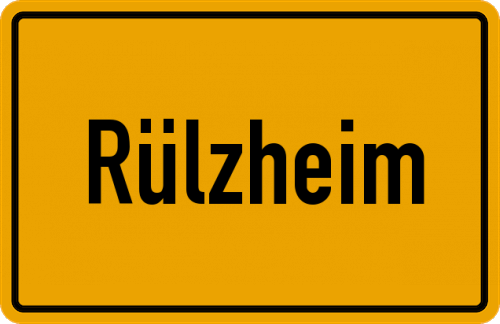 Ortsschild Rülzheim