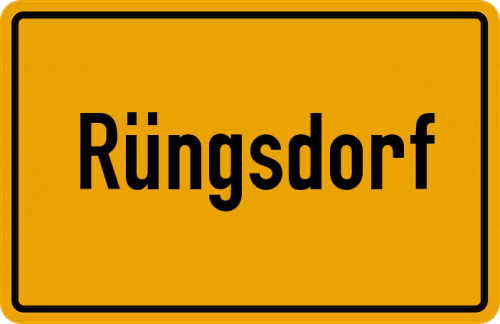 Ortsschild Rüngsdorf