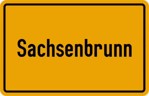 Ort Sachsenbrunn zum kostenlosen Download