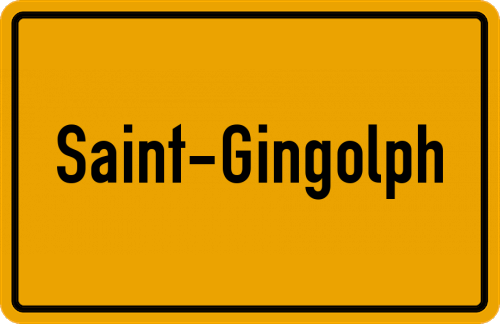 Ortsschild Saint-Gingolph