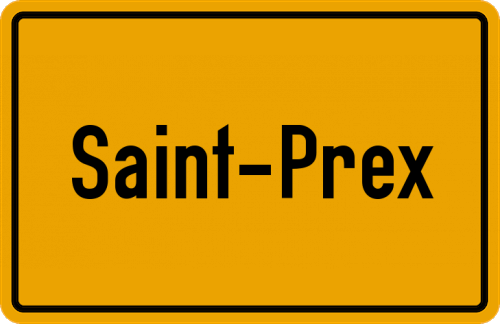 Ortsschild Saint-Prex