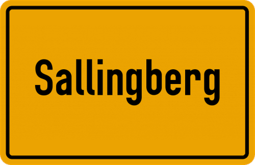 Ortsschild Sallingberg