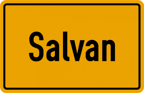 Ortsschild Salvan