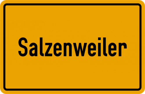 Ortsschild Salzenweiler