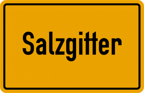 Ortsschild Salzgitter