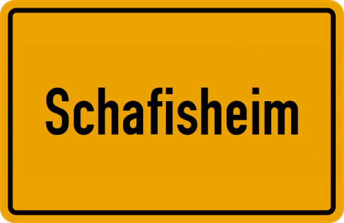 Ortsschild Schafisheim