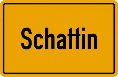 Ortsschild Schattin
