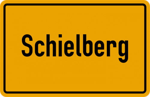 Ortsschild Schielberg