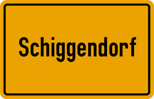 Ortsschild Schiggendorf